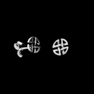 Celtic Round Cut Out Stud