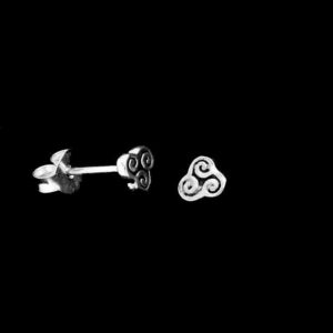 Swirl Celtic Stud Earrings