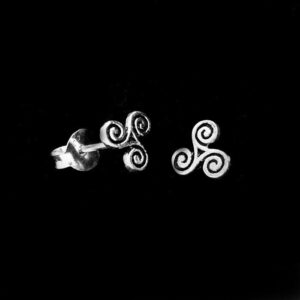 Triskele Stud Earrings